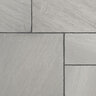 Dimensional Castle Grey Sandstone Hand Cut French Pattern 7/8 in. (165 sq. ft./pallet)