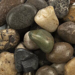 Bagged Polished Pebbles Mixed 1 1/4 - 2 in. (40 lb. Bag)
