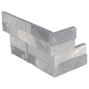 Ledger Panel Alaska Gray Multi Corners 6 in. x 18 in. (6 pc./box)