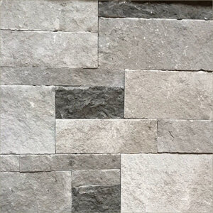 Slab Lueders Charcoal Gray Limestone Sawn 1 1/4 in.