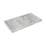 Coping Silver Travertine Bullnose 2 in. x 12 in. x 12 in.