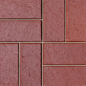Pacific Clay Bear Path Paver Burgundy 4 in. x 2-1/4 in. x 8 in. (510 pc./pallet)