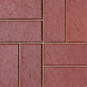 Pacific Clay Bear Path Paver Burgundy 4 in. x 2-1/4 in. x 8 in. (510 pc./pallet)