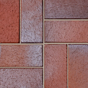 Pacific Clay Bear Path Red Flashed 4 in. x 2-5/8 in. x 8 in. (450 pc./pallet)