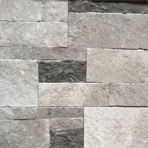 Slab Lueders Charcoal Gray Limestone Sawn 1 1/2 in.