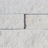 Sawn Thin Veneer Sonoma White Limestone Sawn 6 in. Corners