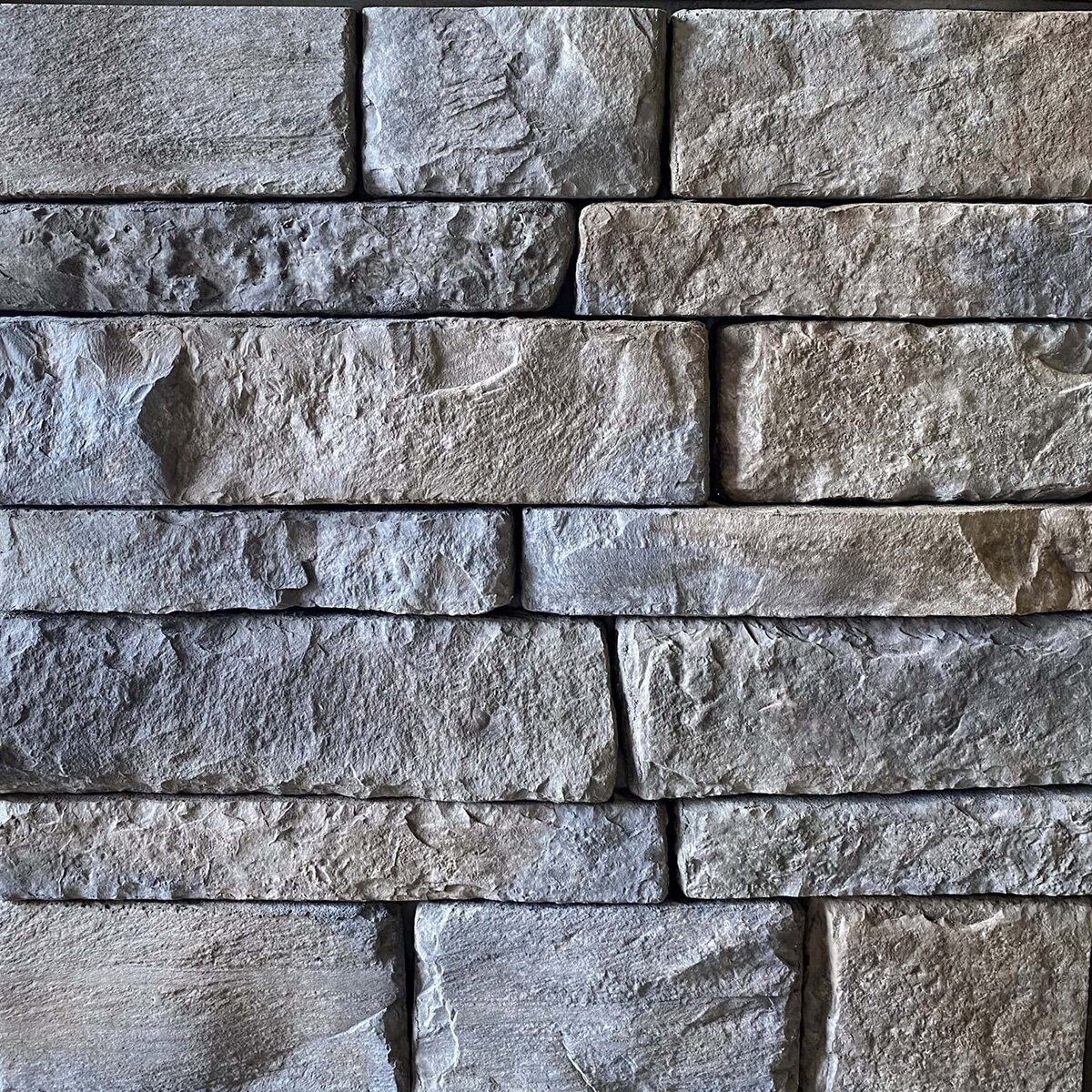 Foster Rock Veneer Classic Ledgestone Smoketown flats big box (100 sq ...