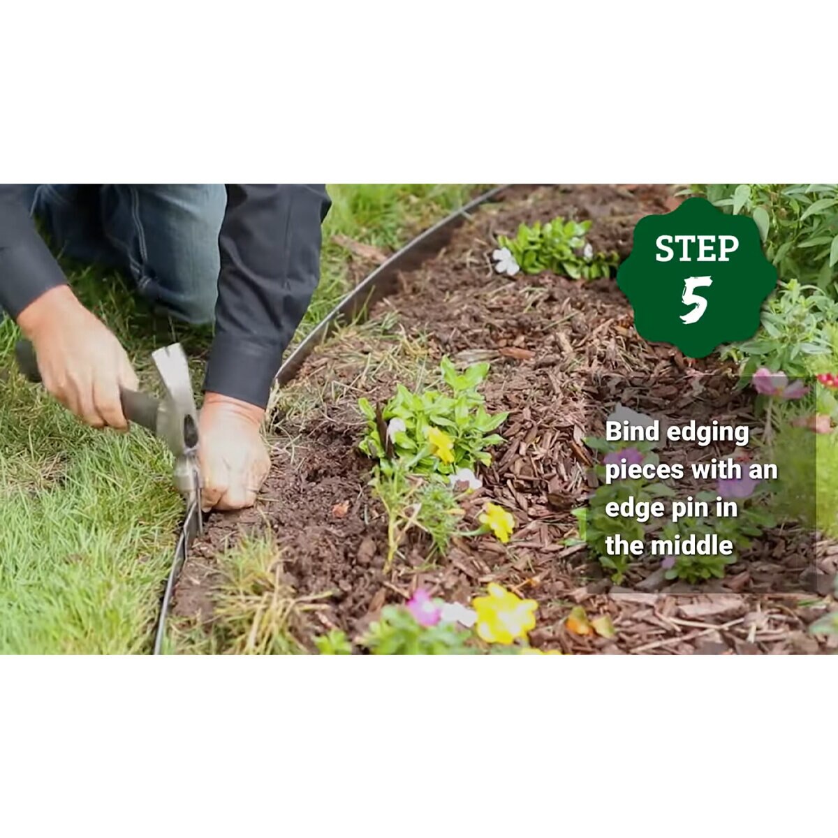 Coyote TerraEdge Steel Landscape Edging Rolled Top Galvanized 14 Gauge ...
