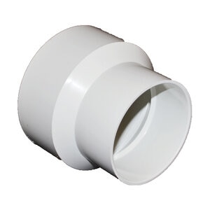 Normandy Reducer Coupling 4 in. x 3 in. PVC