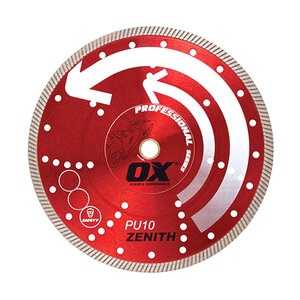 Ox Pro Universal Diamond Blade | Diameter: 10 in. / 254mm | Bore: DM 7/8 in. - 5/8 in. / 22mm - 15mm