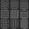 Oaks Yorkville Slab Small Rectangle Onyx 8 in. x 16 in. x 6 cm (103.4 sq.ft./pallet)