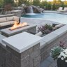 Oaks Ortana Wall Coping 1 ft. Marble Gray 11-4/5 in. x 3 in. x 11-4/5 in. (72 pc./pallet)