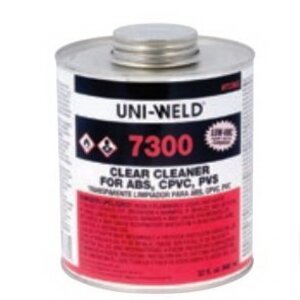 Oatey Uni-Weld Clear Cleaner High VOC 1 qt.
