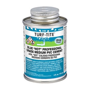 Oatey Turf Tite Blue Cement 1/4 pt.
