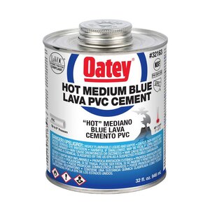 Oatey PVC Blue Lava Hot Cement 1 qt.