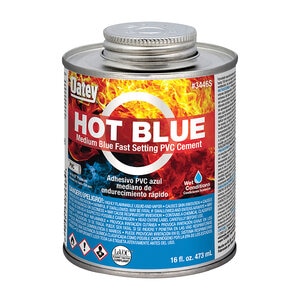 OATEY Hot Blue Medium PVC Cement 1 pt.