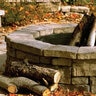 Oberfields 38 in. Round Fire Pit Ring for Rosetta Belvedere