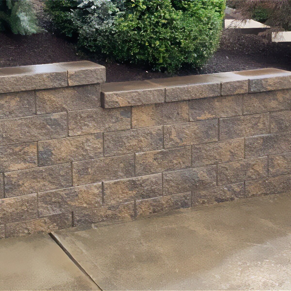 Oberfields Versa-Lok Wall Block Chestnut 16 in. x 12 in. x 6 in. (32 pc ...