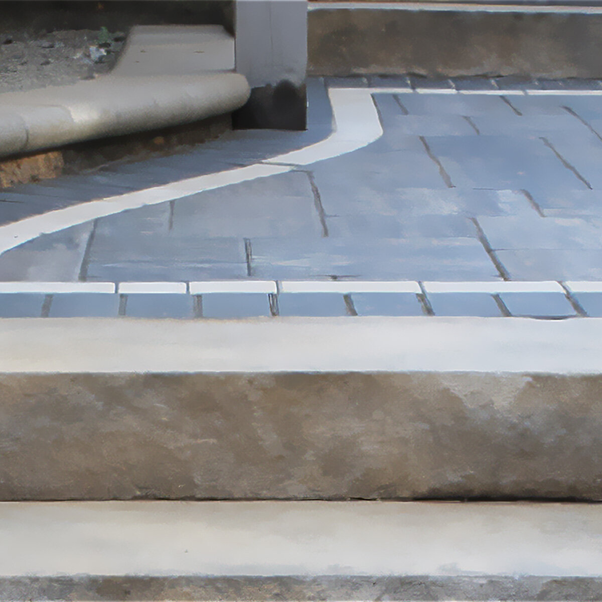 Oberfields Olentangy Bluff Step Scioto 16 in. x 6 in. x 72 in. (4 pc ...