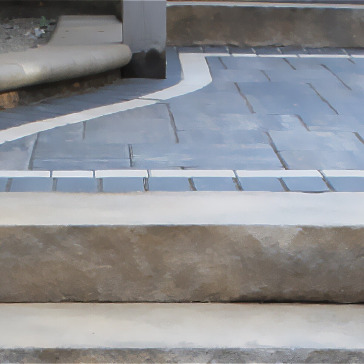 Oberfields Olentangy Bluff Step Cuyahoga 16 in. x 6 in. x 72 in. (4 pc ...