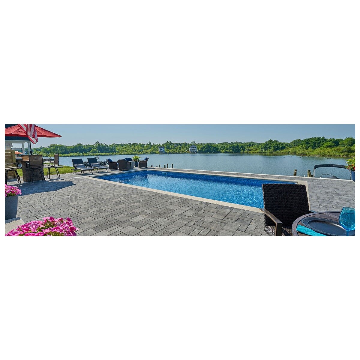 Oberfields Ozark Demi Slate Paver 3 pc. Storm 6 cm (103.3 sq. ft