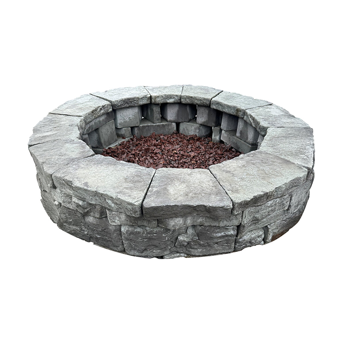 Oberfields Belvedere Fire Pit Kit Mohican (BLOCK ONLY) | SiteOne US