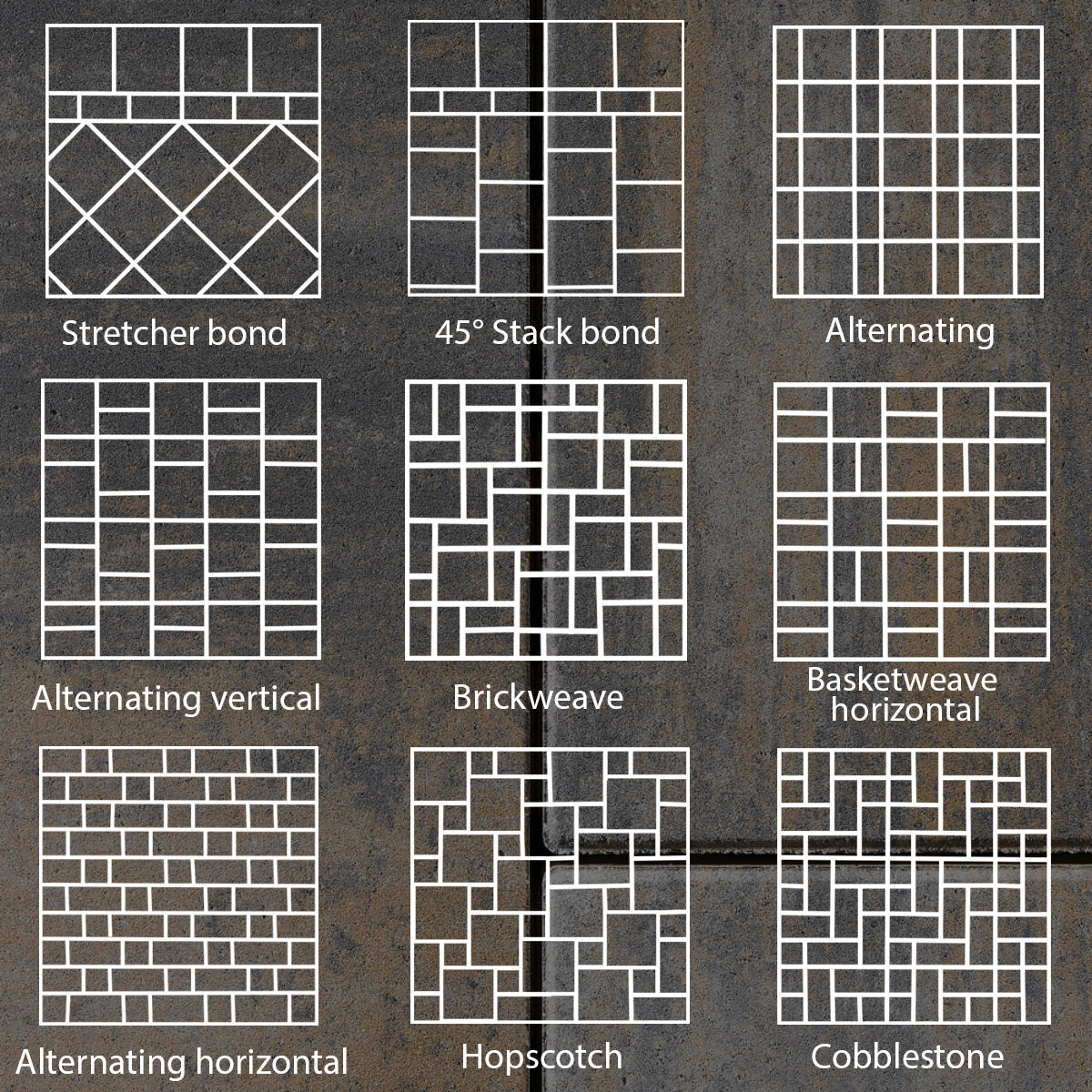 Oberfields Manhattan Supra Paver Smooth 3 pc. Flagstone 6 cm (103 sq ...