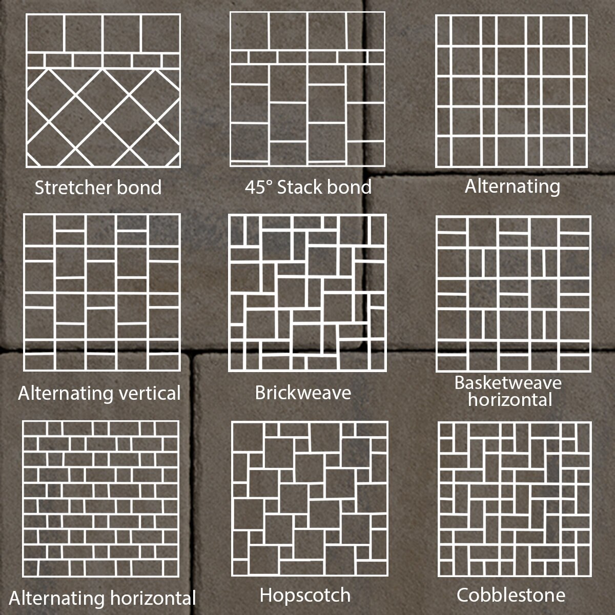 Oberfields Ozark Demi Slate Paver 3 pc. Driftwood 6 cm (103 sq. ft ...