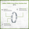 Oetiker 256SS Crimp Clamp Stainless Steel 3/4 in.