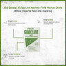 Guide Line Athletic Field Marker Chalk White 50 lb.