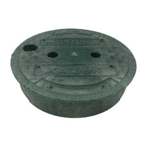 Spec 10 in. Round T Cover Only Green ICV Carson