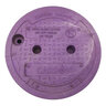 Spec 10 in. Round T Cover Only Purple RWDNDES Carson