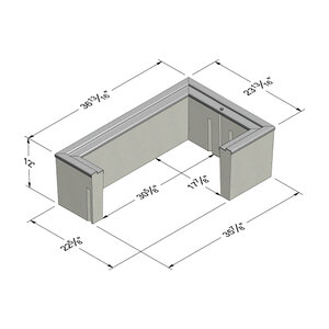 B1730 Utility Box (17" X 30") H20 W/ Bolts Meets #6T Caltrans Specs