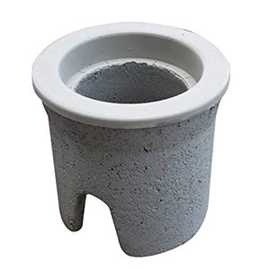 Christy F08 Curb Valve Box Round 8 in. x 12 in.H Concrete