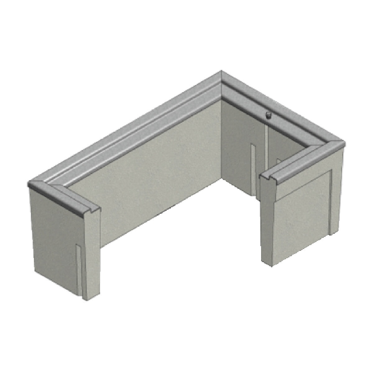 Christy 1324 Traffic Valve Box Rectangle 24 in. x 13-1/4 in. x 12 in.H ...