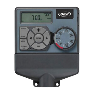 Orbit Easy Dial Timer Gray 6 Station