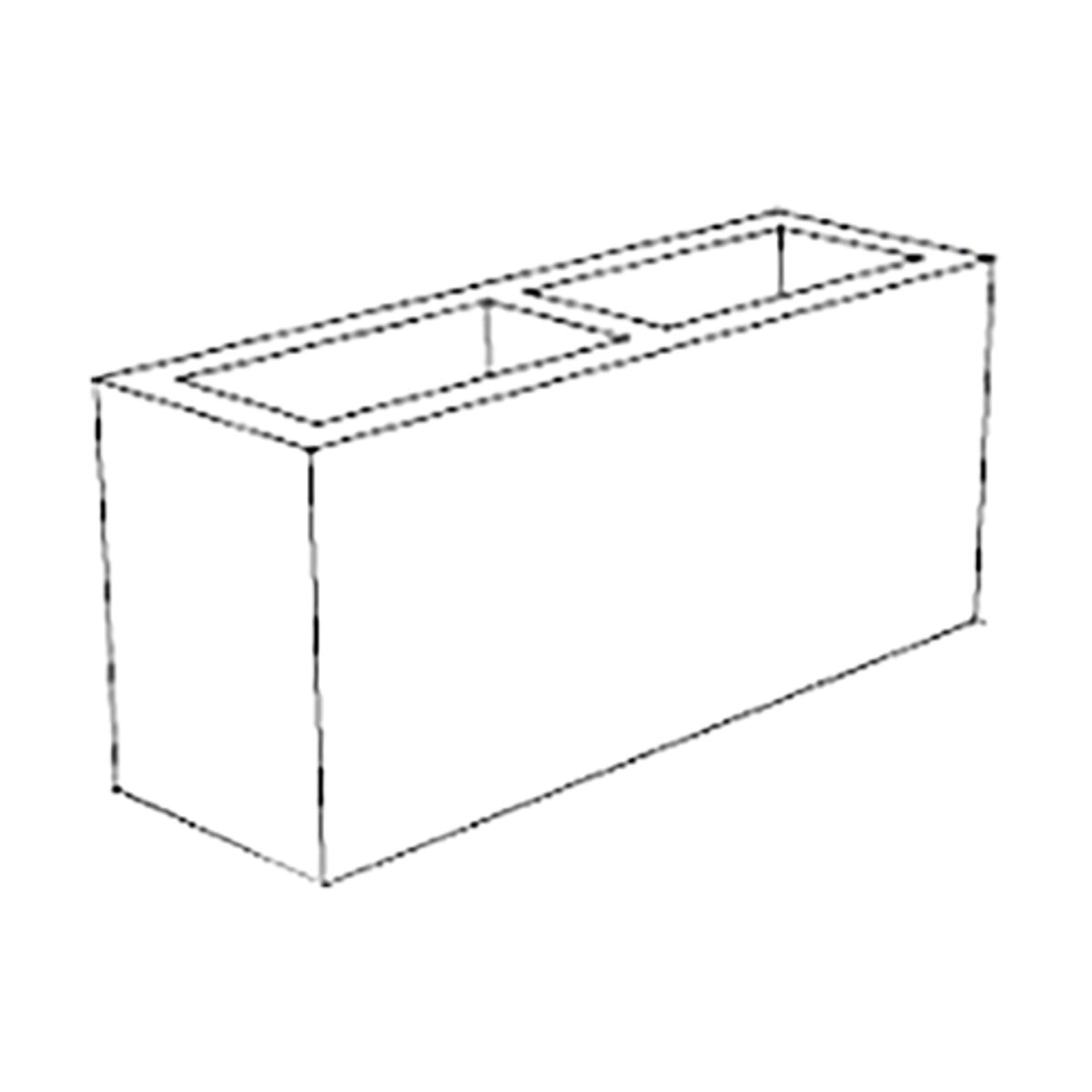 Orco Block 4 in. x 8 in. x 18 in. Lido Normal Weight Orco Block 500 ...