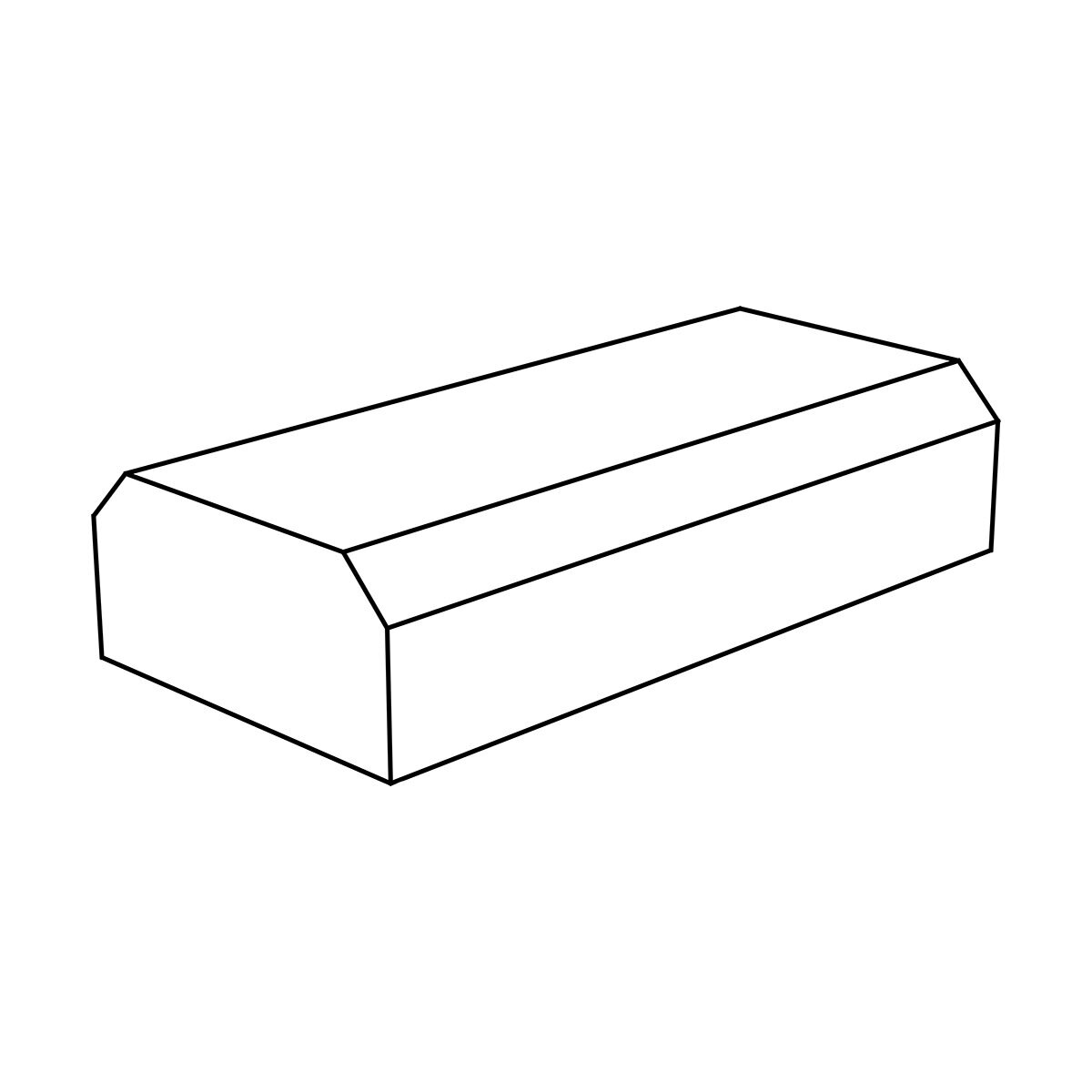 Orco Block 8 in. x 4 in. x 16 in. Precision Cap Bevel Normal Weight ...