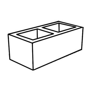 Orco Block 8 in. x 6 in. x 16 in. Medium Weight Mixed OE BB Gray (108 pc./pallet) 8616