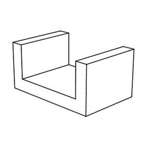 Orco Block 4 in. x 8 in. x 16 in. Medium Weight Closed Bottom Gray (156 pc./pallet) 4816