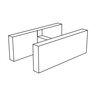 Orco Block 12 in. x 8 in. x 16 in. Medium Weight DOE BB Gray (60 pc./pallet) 12816