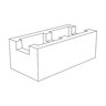 Orco Block 6 in. x 8 in. x 16 in. Medium Weight BB Tan (120 pc./pallet) 6816