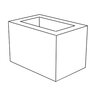 Orco Block 12 in. x 8 in. x 8 in. Medium Weight Split Face U-Lintel S1S Otay Brown (60 pc./pallet) 1288