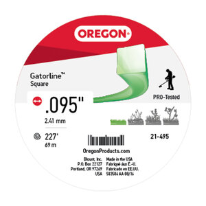 Power Distributors Gatorline Square String Trimmer Line .095 in. Dia. 1 lb. Donut