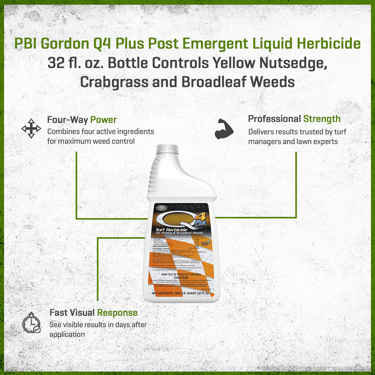 Q4 Plus Herbicide Weed Killer - Post Emergent: Label & Prices