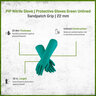 PIP Nitrile Glove Green Unlined Sandpatch Grip 22 mil Large 18 in. L