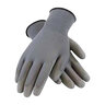 PIP Seamless Knit Polyester Glove Gray w/ Polyurethane Coating Large