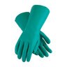 Assurance Unsupported Gloves Nitrile Green 15 ml 13 in. Flocked Diamond Large