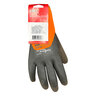 Hi-Vis Thermo power grab Glove with Latex MicroFinish Grip Large
