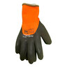 Hi-Vis Thermo power grab Glove with Latex MicroFinish Grip Large